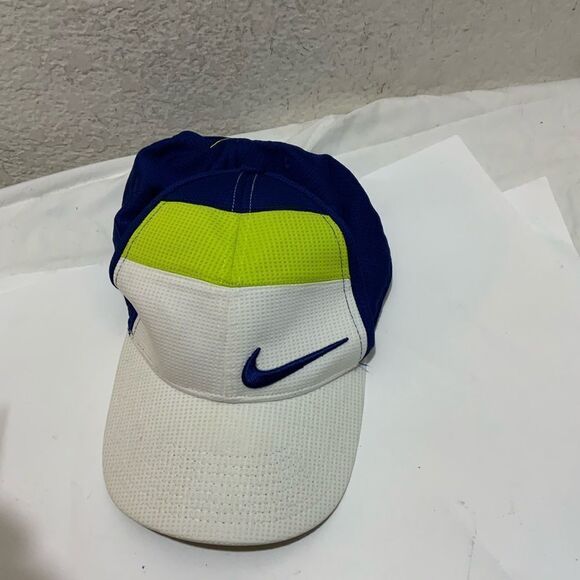 Nike golf hat navy blue green white adjustable - Picture 9 of 9